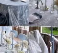 Стул «Тотем» серебряный, голубой бархат - Фото миниатюра 2