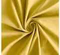 Скатерть круглая бархатная желтая - Фото миниатюра 2
