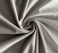 Скатерть прямоугольная бархатная светло-серая - Фото миниатюра 2